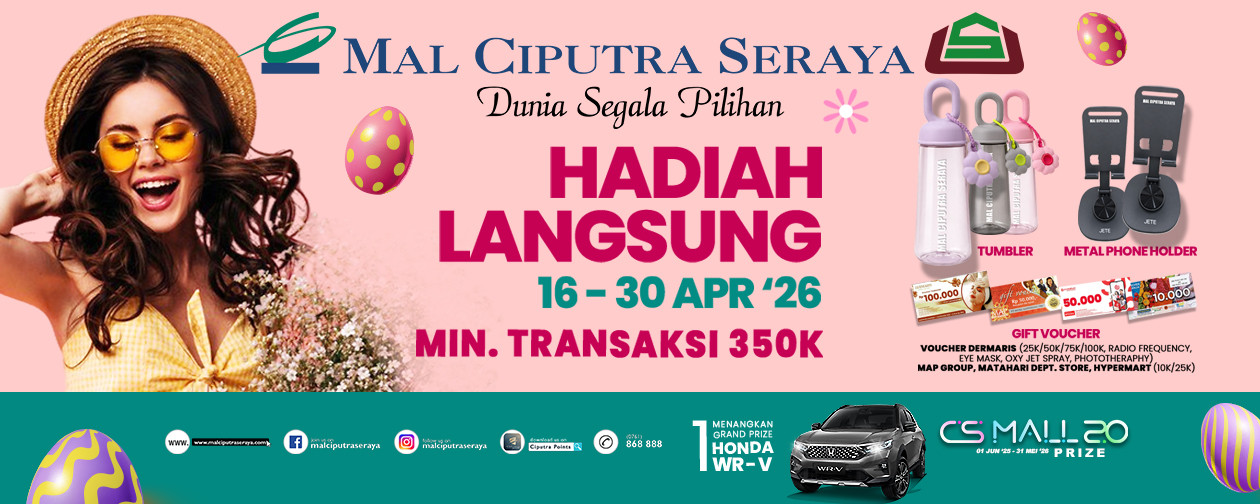 Hadiah Langsung April 2026 Periode 16 - 30 April 2026
